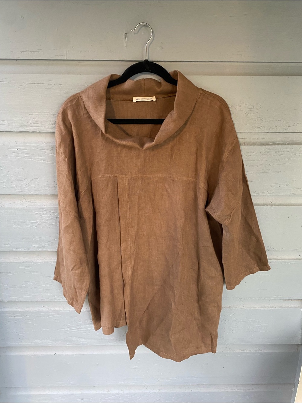 New Collection Linen Top Sz Large